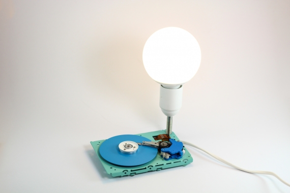 Lampa Hard-Disk Albastru